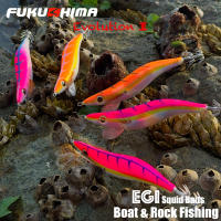 FUKUSHIMA 3,5 JIG DE CALAMAR EVOLUTION EGI Cebo de Madera para Camarones - details 2