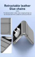 Funda de Teléfono de Cuero PU para Galaxy Z Flip 5 Cubierta Protectora - details 5