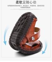 Sandalias de verano para hombre, zapatos informales de cuero genuino para hombre, sandalias de cuero para exteriores para hombre, zapatos de playa, zapatos romanos para hombre - details 9