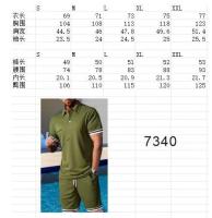 Temu Shein Conjunto de camiseta juvenil con pantalones cortos de manga corta y cuello vuelto de verano - details 0