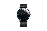 Reloj de hombre Fashion Blue Needle con correa de malla - details 10