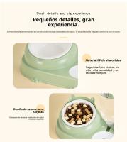 Cuenco para gatos, cuenco doble, agua potable automática, cuenco de comida para cachorros, agua potable para mascotas, suministros para perros y gatos - details 6