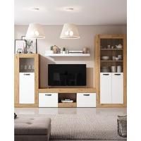 Columna de baño, Mueble de Lavabo, 4 Puertas y 1 cajón, Modelo Aruba, Acabado en Blanco Brillo, Medidas: 60 cm (Ancho) x 182 cm (Alto) X 29 cm (Fondo), Grande - details 15