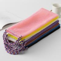 Toalla exfoliante para espalda de tira larga, con cuerda de baño, esponja de baño de red africana de secado rápido, espuma rápida elástica, 3 uds. - details 8