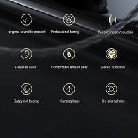 Auriculares con cable de graves pesados ​​HIFI, auriculares intrauditivos AUX de 3,5mm para videojuegos, auriculares de música dinámica, auriculares estéreo con cancelación de ruido y micrófono - details 6