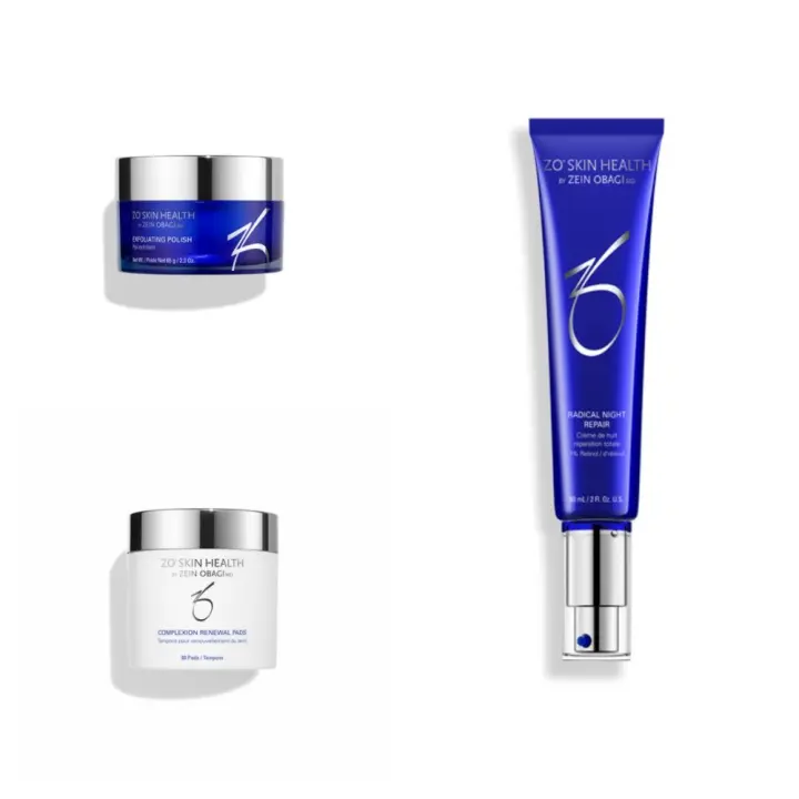 Fashion ZO SKIN Exfoliante Pulido 65g Set de Tres Piezas + Discos Renovadores de Piel - 1