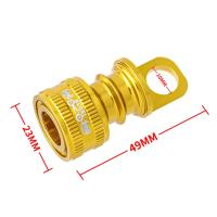 Adaptador de Pedal de liberación rápida de aleación de aluminio, Base de montaje de marco de bicicleta ultraligera antioxidante, hebilla QR anticorrosión - details 0