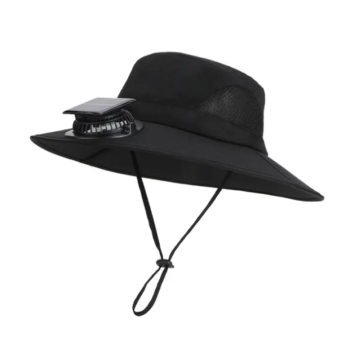 Nuevo gorro de ventilador solar Sombrero de verano para escalar montañas al aire libre - 1