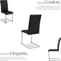 Juego de Sillas de Terciopelo Sillas de Comedor Ergonómicas Versátiles - details 13