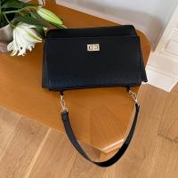 Bolso de mano profesional con solapa y cierre para mujer - Bolso de trabajo de cuero sintético de gran capacidad con cierre de hebilla seguro, correa desmontable - Elegante bolso cruzado/hombro para oficina, viajes, todos los días - Disponible en blanco y - details 6