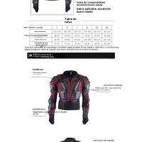 Motocross Moto Armadura Traje de Carreras de Protección contra Caídas Conjunto de Protector de Pecho y Espalda Pantalones Cortos Rodilleras - details 4