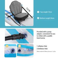Asiento de Kayak Desmontable con Soporte de Espalda Tabla de Navegación Inflable Ajustable para Kayak, Caña, Pesca - details 2