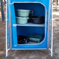 Cajón de Almacenamiento Plegable Aktive 62x53x140 cm Cocina de Camping a Nivel Superior - details 6