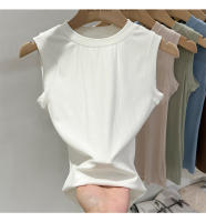 Zjaiss 2025 Camisetas de Algodón Cuello Básico Verano Blanco Negro Deportivo Vestido de Hombro Descubierto Verde para Mujeres - details 0