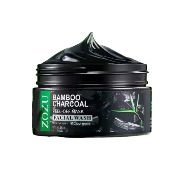 Mascarilla Exfoliante para limpieza profunda, máscara de Carbón, negra, Acné - 1