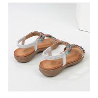Sandalias de Mujer Verano 2025 |   Zapatos Bohemios Étnicos con Cristales |   Sandalias Deportivas Playa Suela Blanda Antideslizante - Moda Elegante y Confort - details 46