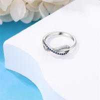 Anillo de Plata Esterlina 925 con Zirconia de Estrella de Copo de Nieve - details 66