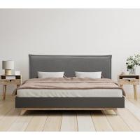 Cabecero de Lino Natural Liso con Ribete Cabezal Tapizado Cama Dormitorio Moderno Top Trending (Beige, 160cm (Camas 150/160)) - details 13