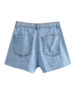 Nuevos Pantalones Cortos Vaqueros de Verano para Mujer Falda con Doble Botonadura, Pantalones Transfronterizos Y2K2024, Moda China Continental - details 3