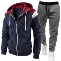 Conjunto de Moda Invernal para Hombres Sudadera con Capucha y Pantalones Estilo Casual - details 1