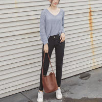 Hombro vintage de gran capacidad para mujer, bolso cruzado informal de piel sintética, color sólido, bolso de compras con asas - details 14