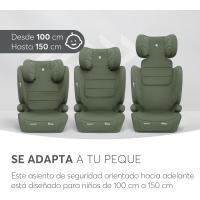 Silla Coche Grupo 3 (15-36 kg, 100-150 cm) Silla para Niño sin ISOFIX, i-Size, de 3,5 a 12 Años, 13 Posiciones Reposacabezas, Gris - details 13