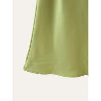 BUNO-Vestido de fiesta con cinta de raso y cuello Halter para mujer, vestidos elegantes sin espalda y con hombros descubiertos, batas lisas para primavera 2025 - details 26