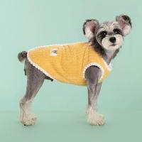 Chaleco de Vestido para Perros de Vellón Cálido Traje de Moda Invernal para Perros Pequeños - details 2