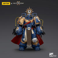 JOYTOY Figura de Acción Ultramarines Marneus Calgar Maestro de Capítulo con Blindaje MKX Gravis y Guantes Modelo Militar de Anime 40K - details 0