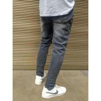 Decoración con Slim Fit Biker Hombre Elástico Algodón Ripped Skinny Jeans Hip Hop Alta Calidad Negro - details 3
