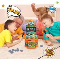Juguetes de Juego de Arcade para Niños de 3 Años More Juego de Golpe Interactivo Juguetes de Martillo y Pistoleta Estilo de Dibujos Animados Zombie Divertido para Halloween - details 3