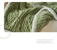 Manta cálida de terciopelo esponjoso para dormir, mantas suaves y cómodas de lana de Coral para la cama, manta gruesa cálida y acogedora para otoño e invierno, nueva - details 5