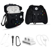 Funda Protectora de Silicona para Airpods 2/1 Diseño de Patrón de Gamepad de Dibujos Animados 3D Antideslizante Resistente al Desgaste - details 6