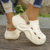Sandalias de Suela Gruesa para Mujer 2024 Zapatos de Jardín de Plataforma EVA con Antideslizantes para Playa - details 3