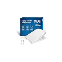Roca Dama Retro - Tapa y asiento de Supralit para inodoro con bisagras extraíbles, tapa de WC original con ajuste perfecto, repuesto de tapa de inodoro resistente, blanco, A801327004 - details 5