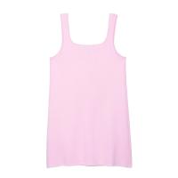 Vestido holgado de punto sin mangas con cuello cuadrado y tirantes, estilo dulce, casual, sencillo, falda corta, novedad de verano, ropa de mujer PB&ZA2025 - details 2