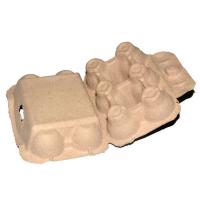 Cartones de huevo de pulpa Natural, accesorios de 3 piezas, 6 celdas, 12 celdas, papel Kraft, soportes de madera, herramientas de cocina - details 6