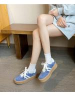 Zapatillas de Entrenamiento Alemanas de Suela Gruesa Versátiles con Cordones de Suela Plana para Deportes y Ocio Pequeño Aumento de Altura - details 12