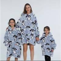 Manta cálida de gran tamaño Shu para niños y adultos, Sudadera con capucha acogedora para niños pequeños, regalos de Navidad y Halloween, Invierno - details 8
