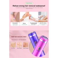 Removedor de vello facial para mujeres, recortador de cejas, pelo de nariz, mini navaja de bikini, moldeador preciso, depiladora recargable portátil para Li - details 1