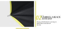 Paraguas grande de doble capa para hombre y mujer, sombrilla resistente a la lluvia y al viento, portátil, 3 pliegues, 130cm - details 15