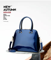 Nuevo bolso de concha brillante de charol para mujer, moda europea y americana, bandolera de hombro. - details 0