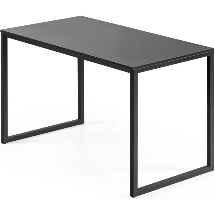 escritorio 119x61x74 cm - Mesa de estudio moderna de metal y madera - Mesa de ordenador para oficina en casa - 1