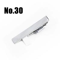 Nuevo Clips para corbata clásicos simples de 4cm, accesorios de Pin diario de Metal para hombre, regalo - details 32