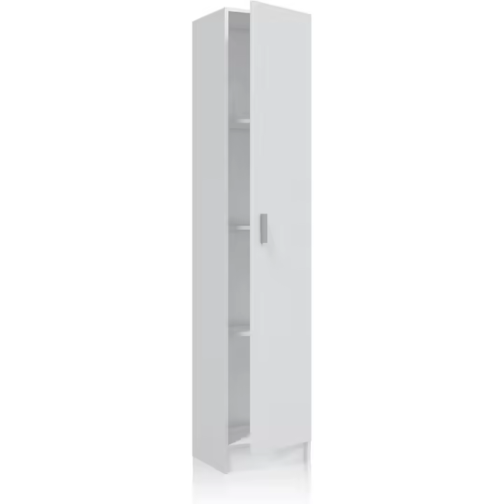 Armario Basic, Mueble Auxiliar Acabado en Color Blanco, Medidas: 108 x 55 x 36 cm de Fondo - 1