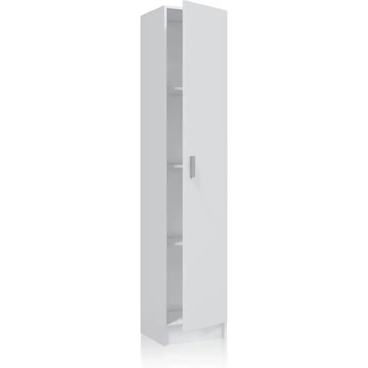 Armario Basic, Mueble Auxiliar Acabado en Color Blanco, Medidas: 108 x 55 x 36 cm de Fondo - 1