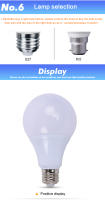 Bombilla LED de Alta Eficiencia Vela de Luz Blanca Ahorro de Energía Sin Parpadeo - details 7
