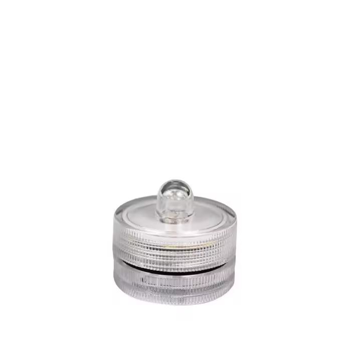 Velas LED sin llama, luces de té, impermeables, funciona con batería, bajo el agua - 1