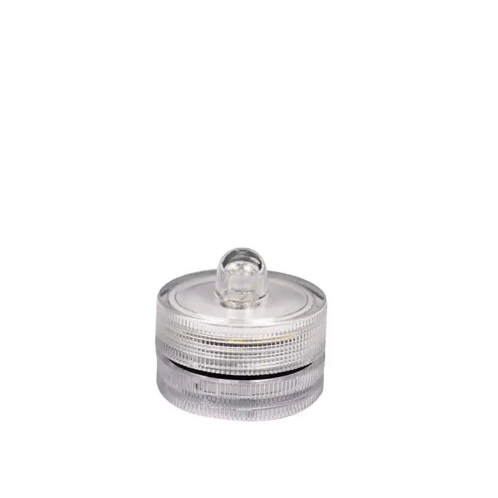 Velas LED sin llama, luces de té, impermeables, funciona con batería, bajo el agua - 1