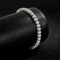 Pulsera de Plata Esterlina 925 Cadena de Circonio para Mujer Joyería Glamour de Boda y Compromiso - details 1